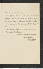 Nachlass Franz Steindachner, Brief von Eduard Graeffe an Franz Steindachner (30.06.1904), Inv.Nr. 173.45, Seite 3